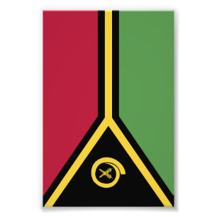 Vanuatu-Flagge Fotodruck