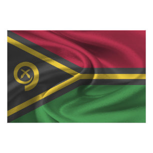Vanuatu-Flagge Fotodruck