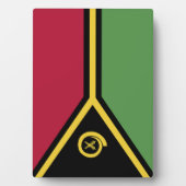 Vanuatu-Flagge Fotoplatte (Vorderseite)