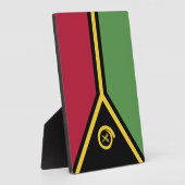 Vanuatu-Flagge Fotoplatte (Seite)