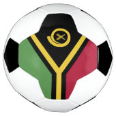 Vanuatu-Flagge Fußball (Gedreht)