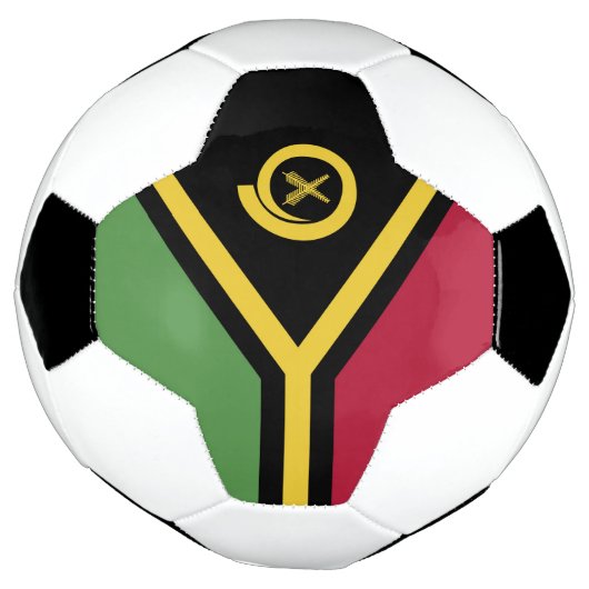 Vanuatu-Flagge Fußball (Gedreht)