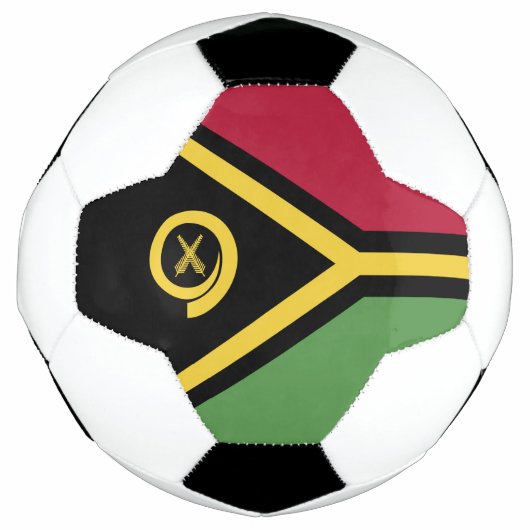 Vanuatu-Flagge Fußball (Vorderseite)