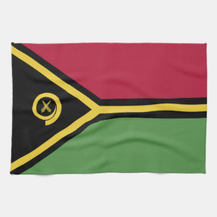 Vanuatu-Flagge Geschirrtuch
