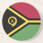Vanuatu-Flagge Getränkeuntersetzer (Vorne)