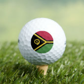 Vanuatu-Flagge Golfball (Insitu T-Shirt)