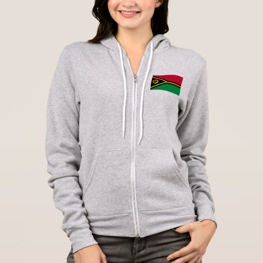 Vanuatu-Flagge Hoodie (Vorderseite)