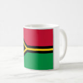 Vanuatu - Flagge - Kaffeetasse (VorderseiteRechts)