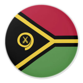 Vanuatu-Flagge Keramikknauf