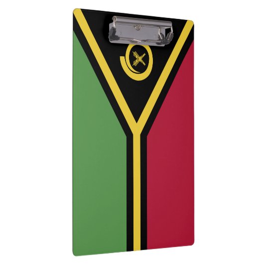 Vanuatu-Flagge Klemmbrett (Rechts)