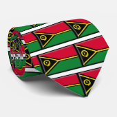 Vanuatu-Flagge Krawatte (Gerollt)