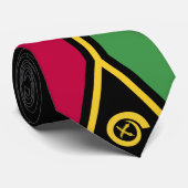 Vanuatu-Flagge Krawatte (Gerollt)