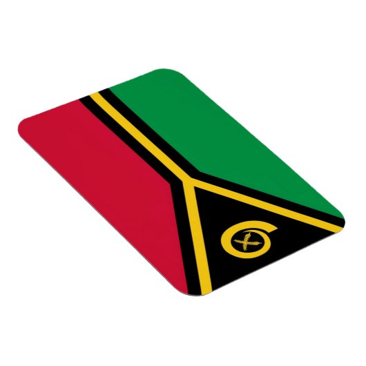 Vanuatu - Flagge - Magnet (Rechte Seite)