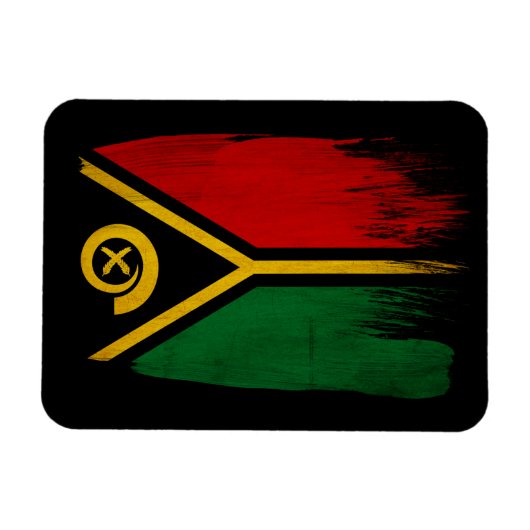 Vanuatu-Flagge Magnet (Horizontal)