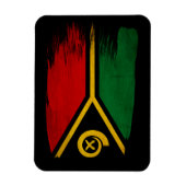 Vanuatu-Flagge Magnet (Vertikal)