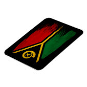 Vanuatu-Flagge Magnet (Linke Seite)