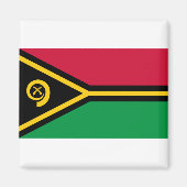 Vanuatu-Flagge Magnet (Vorne)