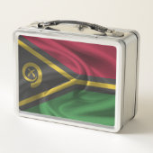Vanuatu-Flagge Metall Brotdose (Rückseite)
