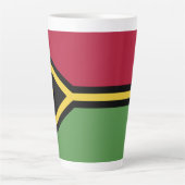 Vanuatu-Flagge Milchtasse (Vorderseite)