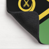 Vanuatu-Flagge Mousepad (Ecke)