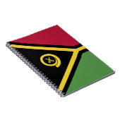 Vanuatu-Flagge Notizblock (Rechte Seite)
