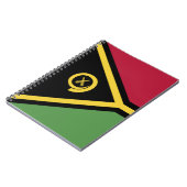 Vanuatu-Flagge Notizblock (Linke Seite)