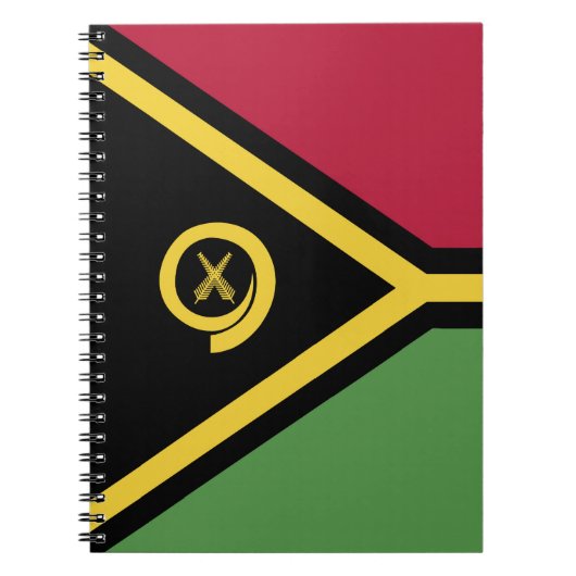 Vanuatu-Flagge Notizblock (Vorderseite)