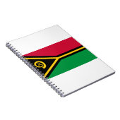 Vanuatu-Flagge Notizblock (Rechte Seite)