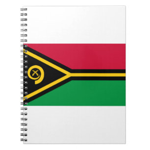 Vanuatu-Flagge Notizblock