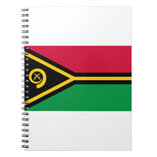 Vanuatu-Flagge Notizblock (Vorderseite)