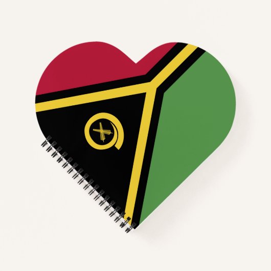 Vanuatu-Flagge Notizblock (Vorderseite)