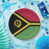 Vanuatu-Flagge Pappteller (Party)