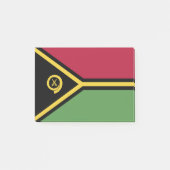 Vanuatu-Flagge Post-it Klebezettel (Vorderseite)