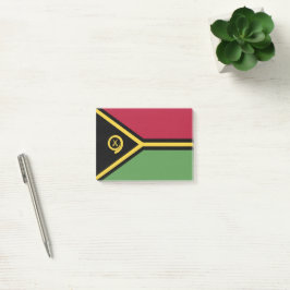 Vanuatu-Flagge Post-it Klebezettel
