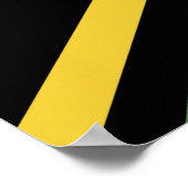 Vanuatu-Flagge Poster (Ecke)