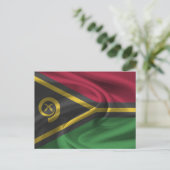 Vanuatu-Flagge Postkarte (Stehend Vorderseite)