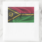 Vanuatu-Flagge Rechteckiger Aufkleber (Tasche)