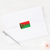 Vanuatu-Flagge Runder Aufkleber (Umschlag)