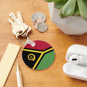 Vanuatu-Flagge Schlüsselanhänger