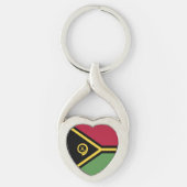 Vanuatu-Flagge Schlüsselanhänger (Vorderseite)