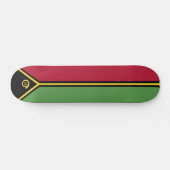 Vanuatu-Flagge Skateboard (Horizontal)