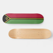 Vanuatu-Flagge Skateboard (Horizontal)