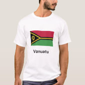 Vanuatu-Flagge T-Shirt (Vorderseite)