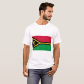 Vanuatu-Flagge T-Shirt (Vorne ganz)
