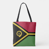 Vanuatu-Flagge Tasche (Rückseite)