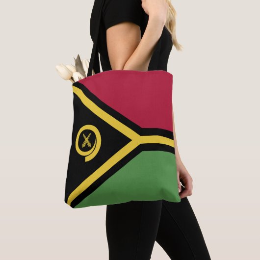 Vanuatu-Flagge Tasche (Von Nahem)