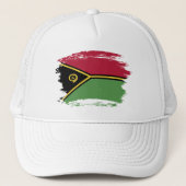 Vanuatu-Flagge Truckerkappe (Vorderseite)