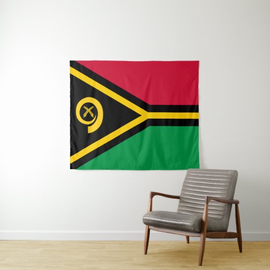 Vanuatu-Flagge Wandteppich (Beispiel (Horizontal))