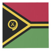 Vanuatu-Flagge Würfel (Vorderseite)