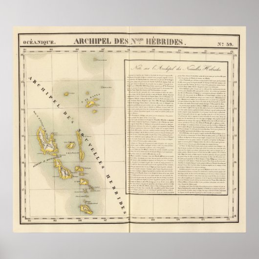 Vanuatu Ozeanien Nr. 39 Poster (Vorne)